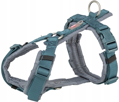 Изображение Trixie premium trekking szelki dla psa petrol/grafit XL: 8097 cm/25 mm