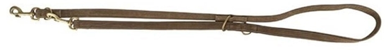 Picture of Trixie Pure, regulowana smycz dla psa, skórzana, brzowa, SM: 2 m/15 mm
