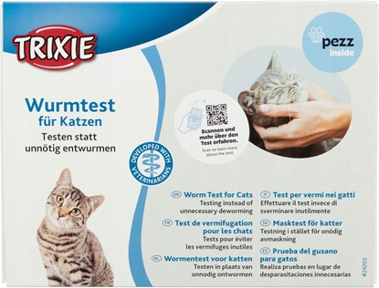 Picture of Trixie Worm test for cats, 19.5 × 15 × 2 cm