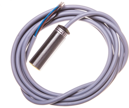 Attēls no TURCK Czujnik indukcyjny M18 Sn=8mm 10-30V DC PNP 1Z 3-przewodowy BI8-M18-AP6X (4615030)
