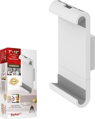 Picture of Uchwyt Barkan Uchwyt cienny na Tablet 7-12 Obrotowy 360 Biay