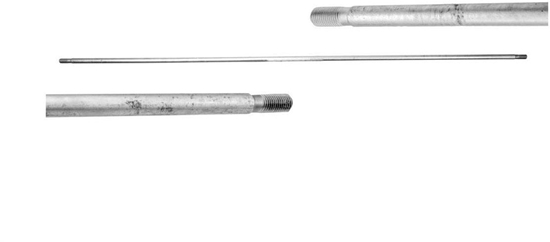 Изображение Uziom przeduka skrcana 1,5m fi16mm OC ocynk galwaniczny (obustronnie zakoczona gwintem) R.8164G