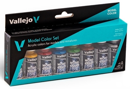 Picture of Vallejo: 70.260 - Model Color Set - Wargames Basics (8 x 18 ml)