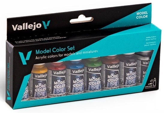 Picture of Vallejo: 70.260 - Model Color Set - Wargames Basics (8 x 18 ml)