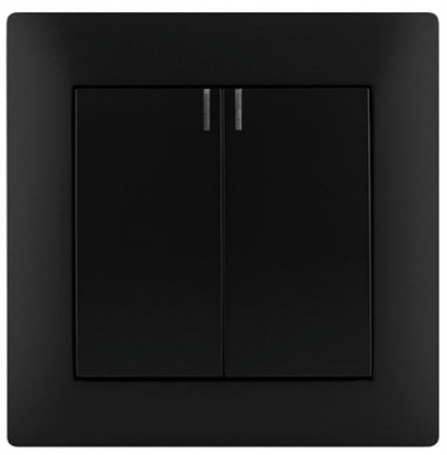 Picture of VCX cznik podwójny z podwietleniem WESA LC 04C Czarny