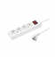 Picture of Velstro Przeduacz with switch 4-sockets z/u 10A 5m /OMY 3x1/ white PS-470WS T-105960