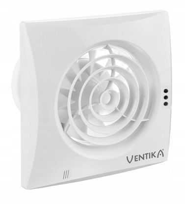 Attēls no Ventika Wentylator osiowy fi100 230V 7,5W 97m3/h 25dB oyska kulkowe biay z czujnikiem ruchu ECHO D100QCR