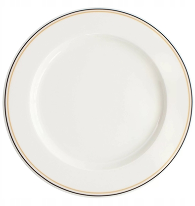 Picture of Verlo Talerz paski 27 cm, Forte Lino