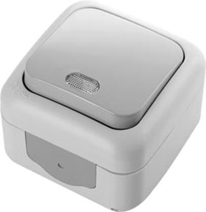 Picture of Viko Przycisk podwietlany Palmiye IP54 szary (90555514)