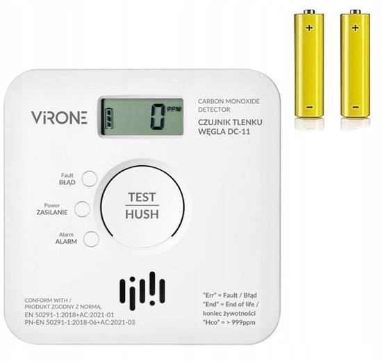 Изображение Virone CZUJKA TLENKU WGLA (CZADU) DC-11