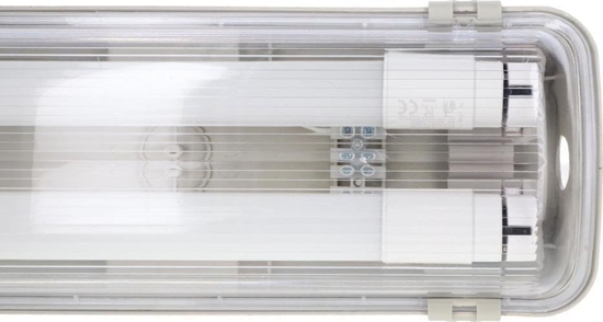 Picture of Volteno Oprawa hermetyczna ze wietlówkami LED 2x9W 60cm 4000K 1584lm Szara IP65 ABS + PS 67,5x11,3x5cm VO2812