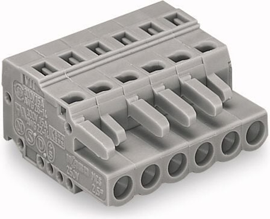 Picture of Wago Gniazdo MCS-MIDI Classic 8-biegunowe szare raster 5mm (231-108/026-000)