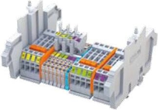 Picture of Wago Listwa pomiarowa LPW 19-torowa 230V AC szeregowa (847-676/230-1001)