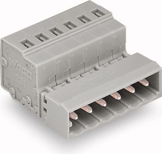 Picture of Wago Wtyk MCS-MIDI Classic 4-biegunowy szary raster 5mm (231-604)
