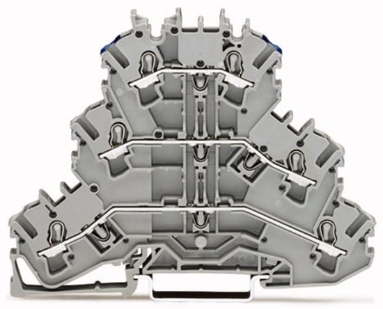 Picture of Wago Zczka 3-pitrowa przelotowa L/L/N 69,5x93,3mm szara - 2002-3203