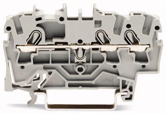 Picture of Wago Zczka 3-przewodowa 2,5mm2 szara - 2002-1301