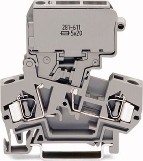 Picture of Wago Zczka bezpiecznikowa 4mm2 szary 10A G 5x 20mm (281-611)