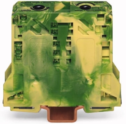 Attēls no Wago Zczka przelotowa 2-przewodowa 20x94mm óto-zielona - 285-157