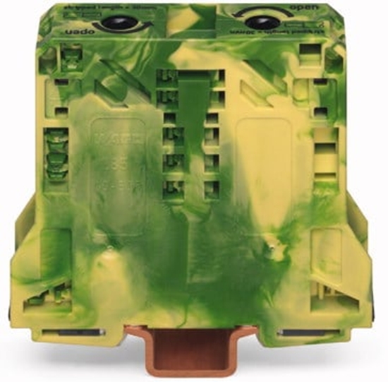 Picture of Wago Zczka przelotowa 2-przewodowa 20x94mm óto-zielona - 285-157