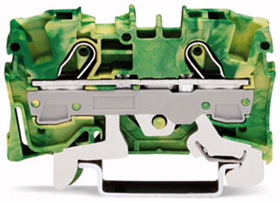 Picture of Wago Zczka przelotowa 2-przewodowa 32,9x57,5mm óto-zielona - 2006-1207