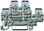 Изображение Wago Zczka szynowa 2-pitrowa 2,5mm2 L/L szara (870-508)