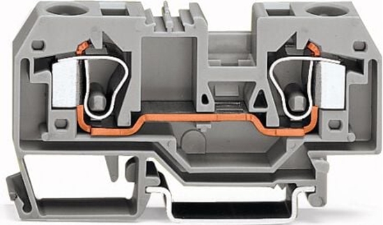 Picture of Wago Zczka szynowa 2-przewodowa 10mm2 szara (284-901)