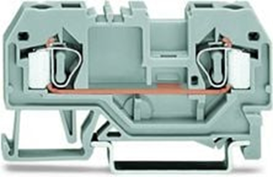 Picture of Wago Zczka szynowa 2-przewodowa 4mm2 szara (281-901)