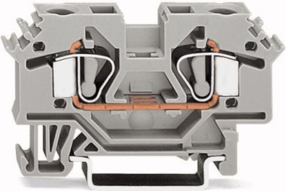 Изображение Wago Zczka szynowa 2-przewodowa 6mm2 szara (282-601)