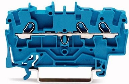 Изображение Wago Zczka szynowa 3-przewodowa 1,5mm2 niebieska TOPJOBS (2001-1304)