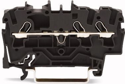 Изображение Wago Zczka szynowa 3-przewodowa 2,5mm2 czarna TOPJOBS (2002-1305)