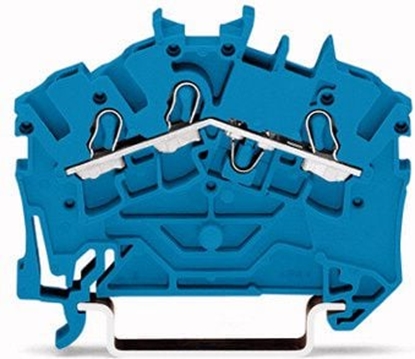 Изображение Wago Zczka szynowa 3-przewodowa 2,5mm2 niebieska TOPJOBS (2002-6304)