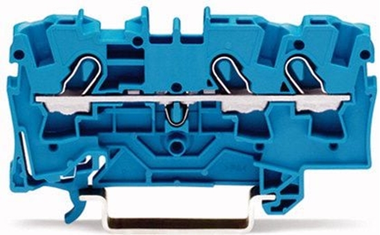 Изображение Wago Zczka szynowa 3-przewodowa 4mm2 niebieska TOPJOBS (2004-1304)