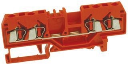 Picture of Wago Zczka szynowa 4-przewodowa 2,5mm2 czerwona (280-830)