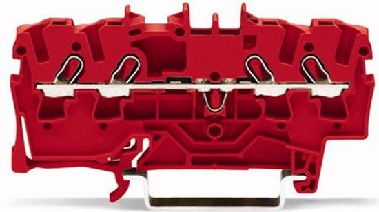 Изображение Wago Zczka szynowa 4-przewodowa 2,5mm2 czerwona TOPJOBS (2002-1403)