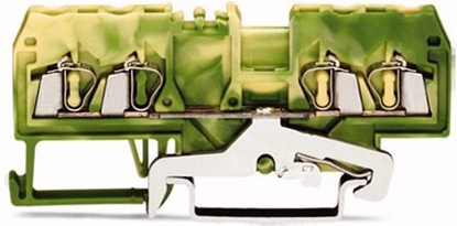 Picture of Wago Zczka szynowa 4-przewodowa 2,5mm2 óto-zielona (280-837)