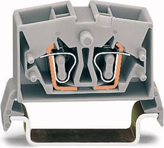 Picture of Wago Zczka szynowa 4-przewodowa 2,5mm2 szara (264-731)