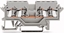 Picture of Wago Zczka szynowa 4-przewodowa 2,5mm2 szara (280-621)