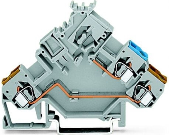 Picture of Wago Zczka szynowa do wyczników cinieniowych i termicznych 2,5mm2 szara (280-562)