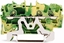 Picture of Wago Zczka szynowa ochronna 1,5mm2 óto-zielona (2001-1307)