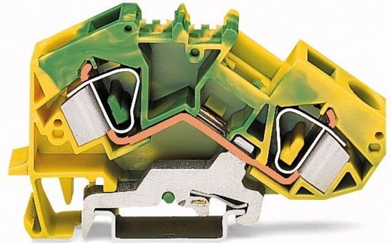 Picture of Wago Zczka szynowa PE 2-przewodowa 16mm2 óto-zielona (783-607)