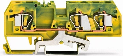 Picture of Wago Zczka szynowa PE 3-przewodowa 6mm2 óto-zielona (282-687)