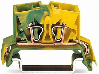 Picture of Wago Zczka szynowa PE 4-przewodowa 2,5mm2 óto-zielona (264-737)