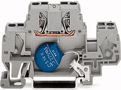 Picture of Wago Zczka szynowa z warystorem 24V DC szara (870-523/281-582)