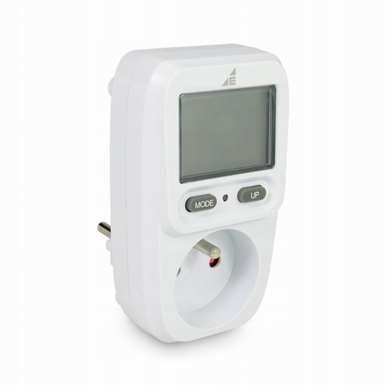 Picture of Watomierz miernik energii WME 230V 16A 3680W ekran LCD koszt w euro/KWh 85.1