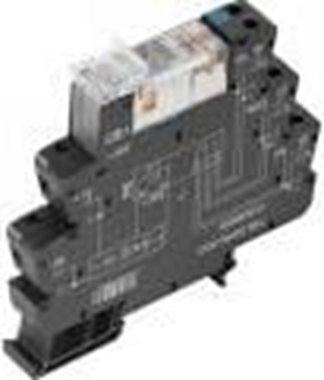 Изображение Weidmuller Przekanik przemysowy 2P 8A 24V DC TRS 24VDC 2CO (1123490000)
