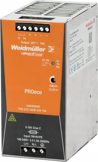 Picture of Weidmüller Zasilacz DC PRO ECO* 240W 48V 5A 1469590000
