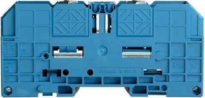 Изображение Weidmuller Zczka szynowa 2-przewodowa 70mm2 niebieska (1028480000)