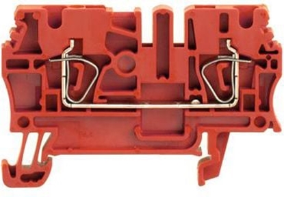 Изображение Weidmuller Zczka szynowa przelotowa 2-przewodowa 2,5mm2 czerwona (1683260000)