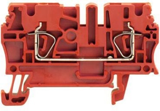 Изображение Weidmuller Zczka szynowa przelotowa 2-przewodowa 2,5mm2 czerwona (1683260000)