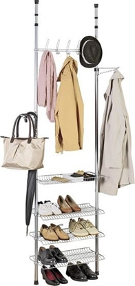 Picture of Wenko wieszak na ubrania Teleskopowy 180-300 cm stalowy srebrny 9-czciowy